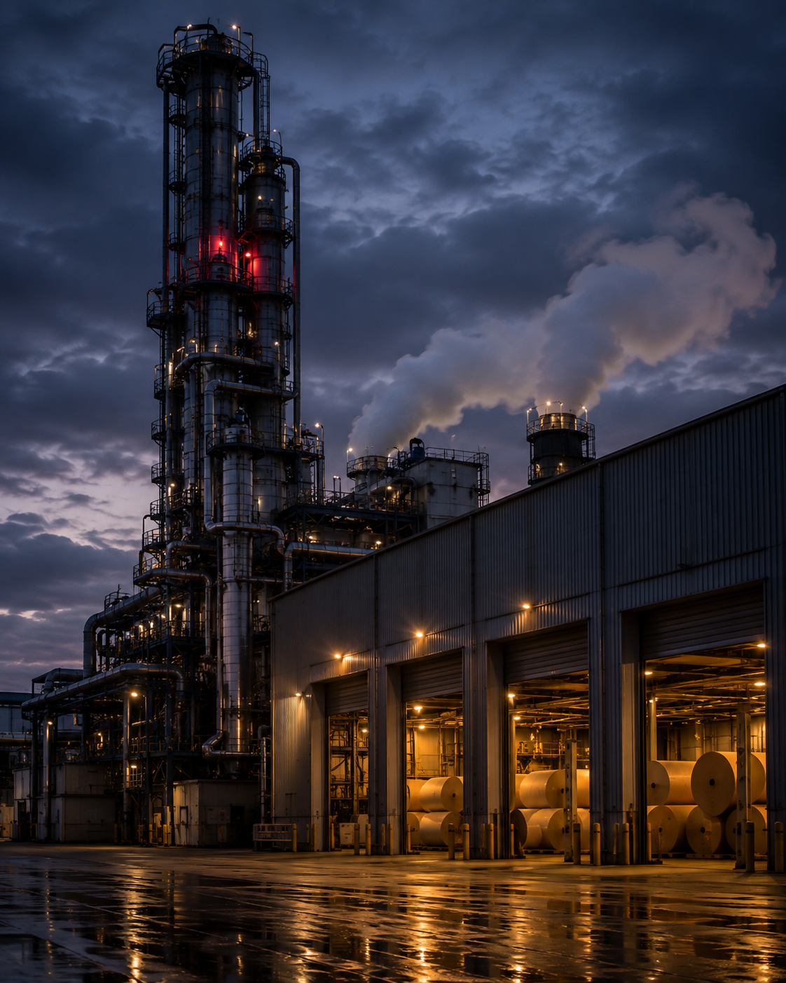 Sessão de planejamento estratégico industrial