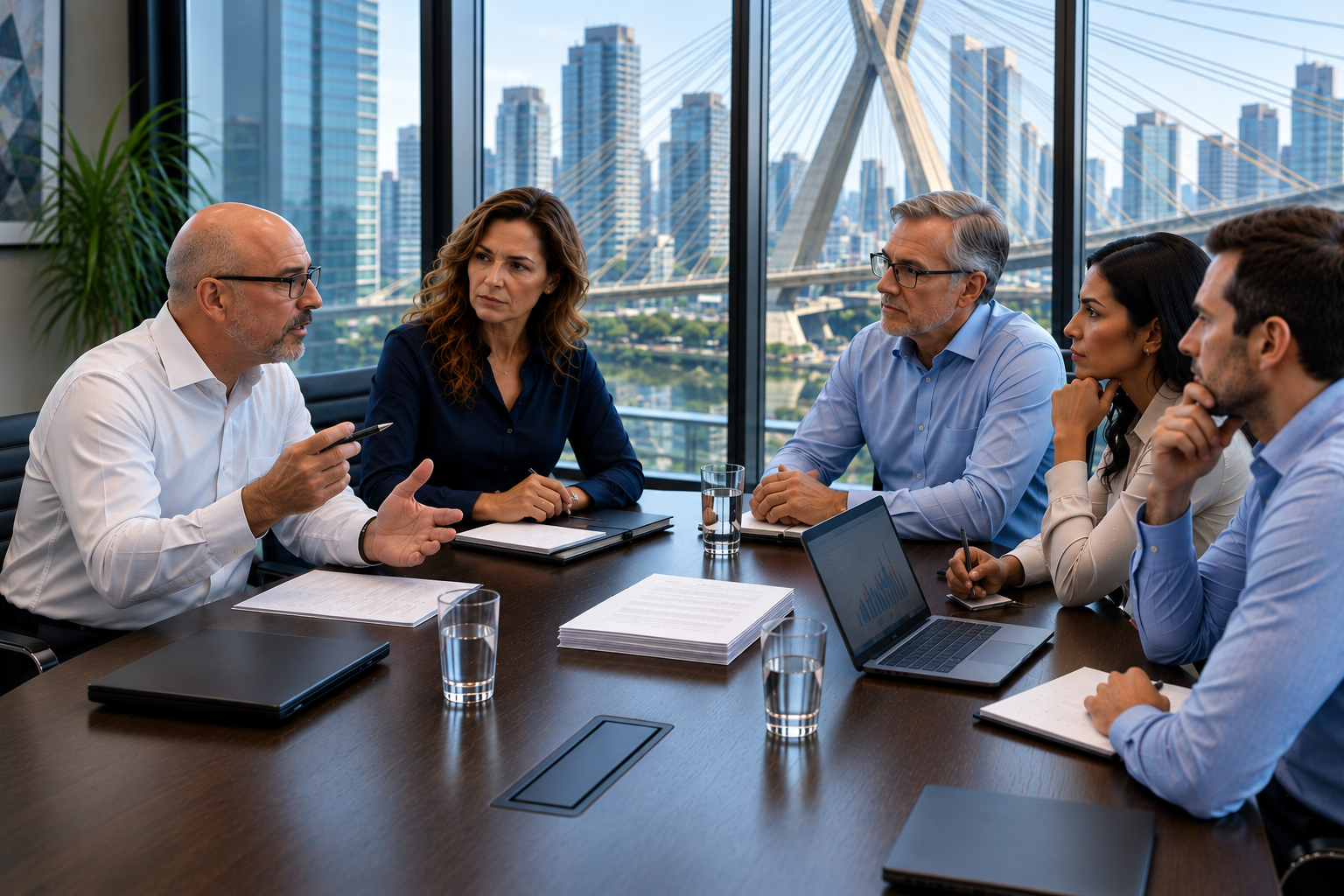 Qualificação de contrapartes com especialistas seniores